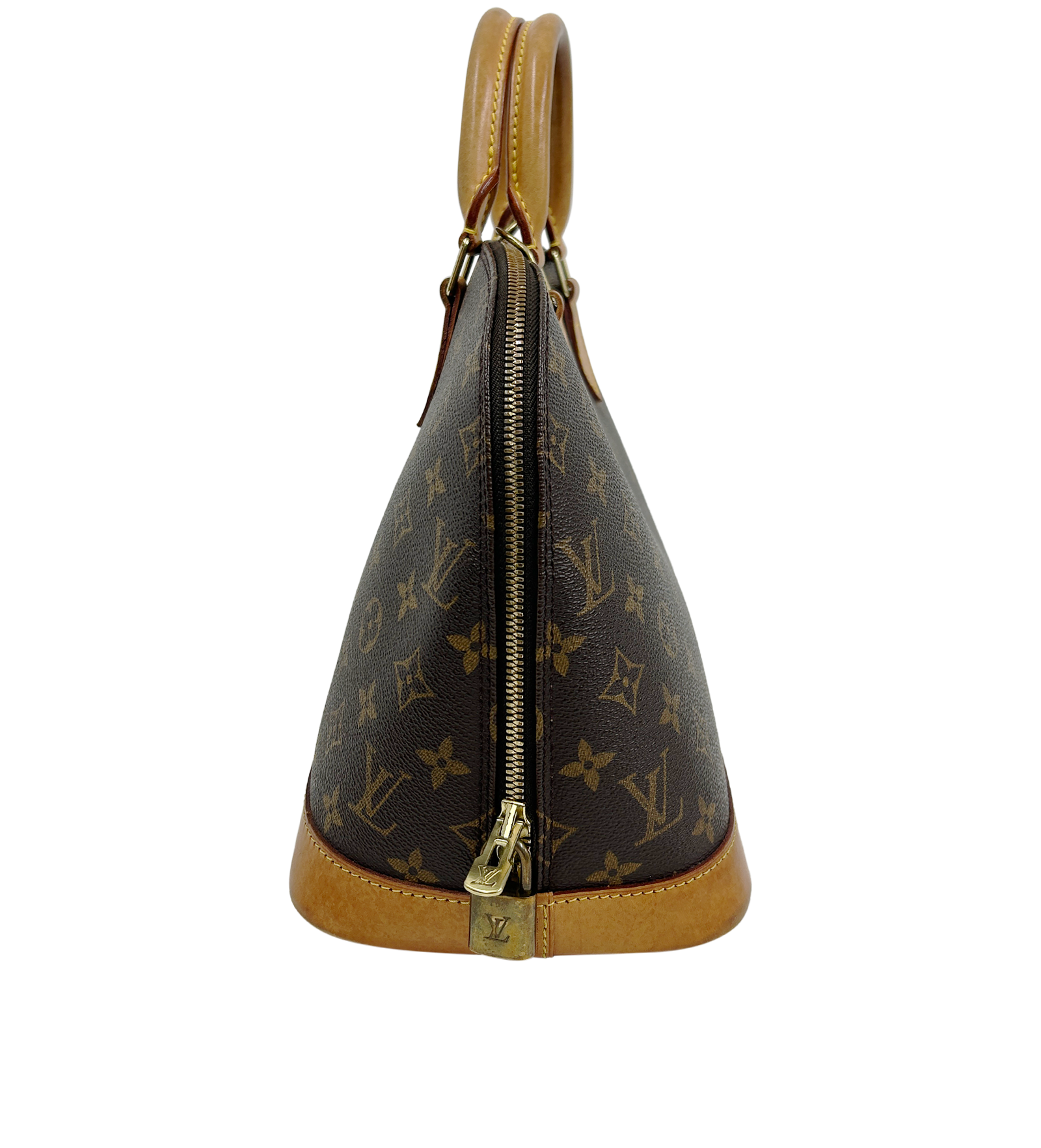 Alma MM, 720&euro;, Bolso, Marrón, Canvas - General, Vista lateral